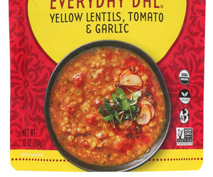 Maya Kaimal: Organic Everyday Dal Yellow Lentils Tomato Garlic, 10 Oz
