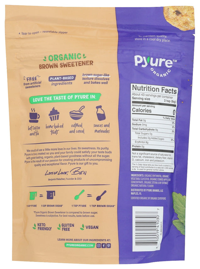 Pyure: Organic Brown Sweetener, 12 Oz