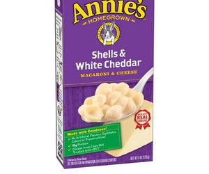 Annie's Shells & White Cheddar Macaroni & Cheese 6oz - RubertOrganics