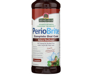 Nature's Answer Periowash Mouthwash Alcohol-free Cinna Mint - 16 Fl Oz - RubertOrganics