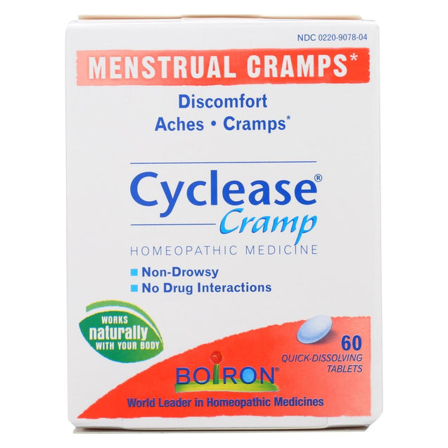 Boiron - Cyclease Cramp - 60 Tablets - RubertOrganics