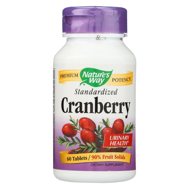 Nature's Way Cranberry Standardized - 60 Tablets - RubertOrganics