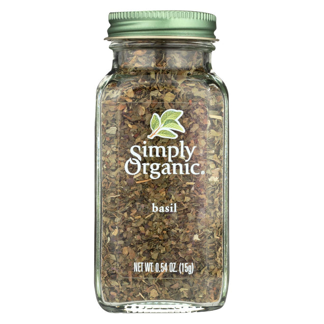 Simply Organic Basil Leaf - Organic - Sweet .54 Oz