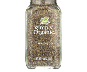 Simply Organic Black Pepper - Organic - Medium Grind - 2.31 Oz