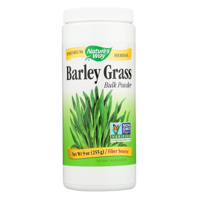 Nature's Way Barley Grass Bulk Powder - 9 Oz - RubertOrganics