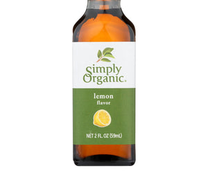 Simply Organic Lemon Flavor - Organic - 2 Oz