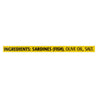 Season Brand Sardines In Pure Olive Oil - Salt Added - Case Of 12 - 4.375 Oz.