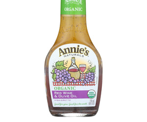 Annie's Naturals Vinaigrette Organic Red Wine And Olive Oil - Case Of 6 - 8 Fl Oz. - RubertOrganics