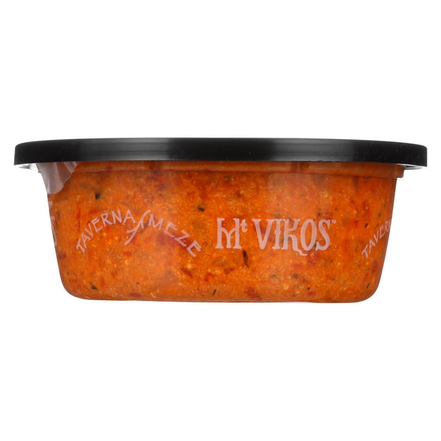 Mt Vikos Spread - Taverna Meze - Red Pepper And Feta - 7.7 Oz - Case Of 6 - RubertOrganics