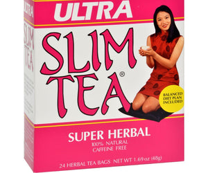 Hobe Labs Ultra Slim Tea Super Herbal - 24 Tea Bags - RubertOrganics