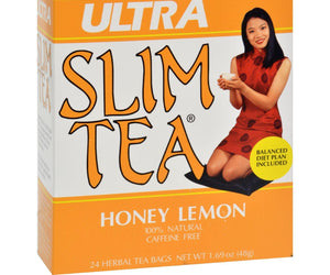 Hobe Labs Ultra Slim Tea Honey Lemon - 24 Tea Bags - RubertOrganics