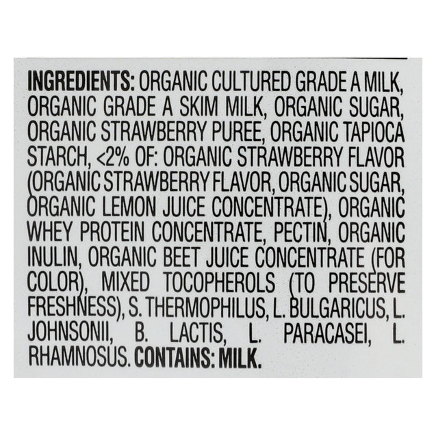 Happy Baby Happy Yogis Organic Superfoods Yogurt And Fruit Snacks Strawberry - 1 Oz - Case Of 8 - RubertOrganics
