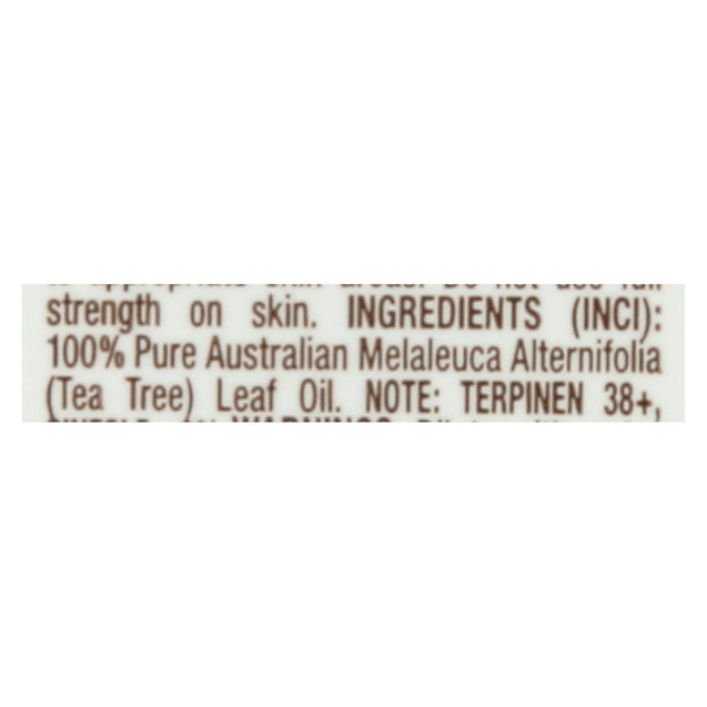 Desert Essence - Australian Tea Tree Oil - 0.5 Fl Oz - RubertOrganics