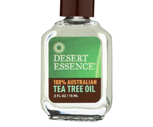 Desert Essence - Australian Tea Tree Oil - 0.5 Fl Oz - RubertOrganics