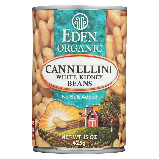 Eden Foods Organic Cannellini White Kidney Beans - Case Of 12 - 15 Oz. - RubertOrganics