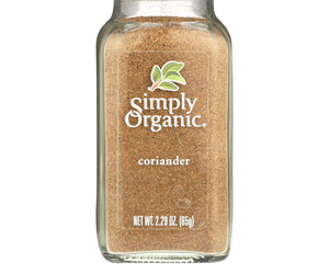 Simply Organic Coriander Seed - Organic - Ground - 2.29 Oz