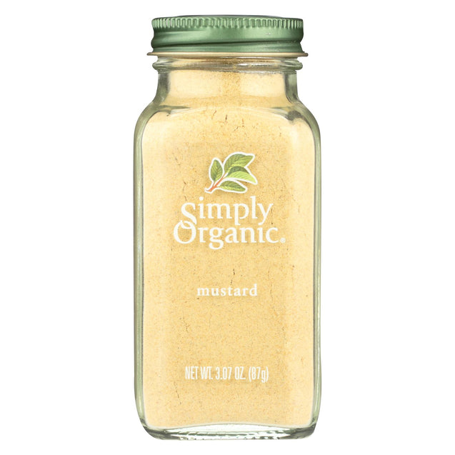 Simply Organic Mustard Seed - Organic - Ground - Yellow - 3.07 Oz