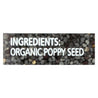 Simply Organic Poppy Seed - Organic - Whole - 3.81 Oz