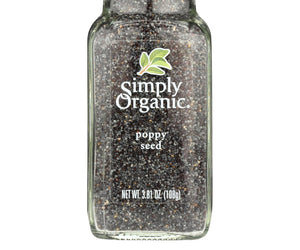 Simply Organic Poppy Seed - Organic - Whole - 3.81 Oz