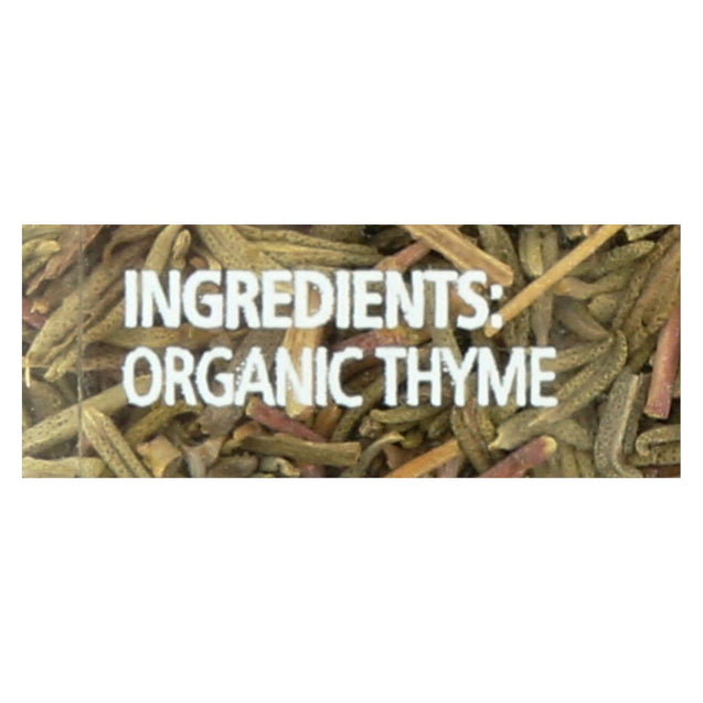 Simply Organic Thyme Leaf - Organic - Whole - Fancy Grade - .78 Oz