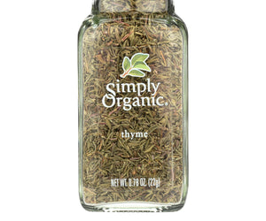 Simply Organic Thyme Leaf - Organic - Whole - Fancy Grade - .78 Oz