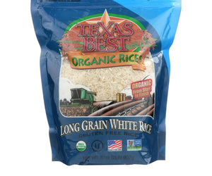 Texas Best Organics Rice - Organic - Long Grain White - 32 Oz - Case Of 6