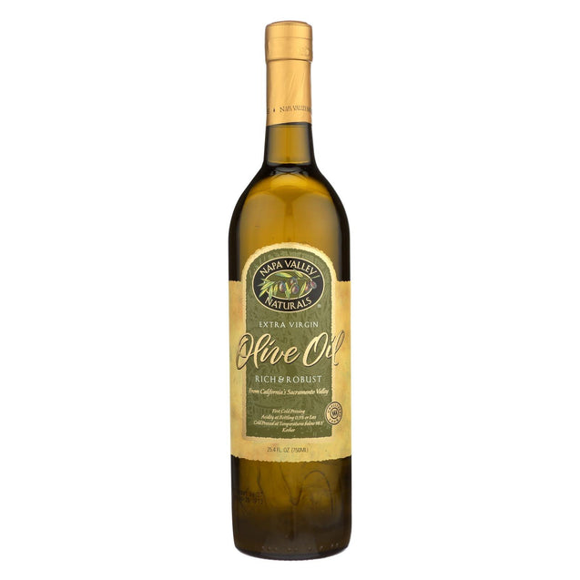 Napa Valley Naturals Rich And Robust Extra Virgin Olive Oil - Olive - Case Of 12 - 25.4 Fl Oz. - RubertOrganics