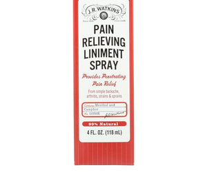 J.r. Watkins Natural Pain Relieving Liniment Spray - 4.0 Oz - RubertOrganics
