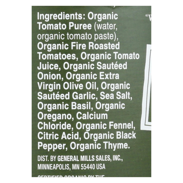 Muir Glen Roasted Tomato Sauce - Tomato - Case Of 12 - 25.5 Fl Oz. - RubertOrganics