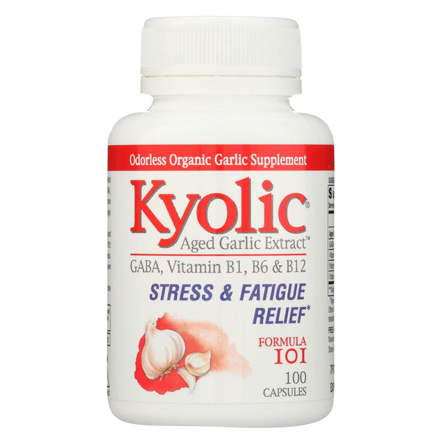 Kyolic Stress And Fatigue Relief Formula 101 - 100 Capsules - RubertOrganics