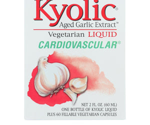 Kyolic Aged Garlic Extract Cardiovascular Liquid Vegetarian - 2 Fl Oz - RubertOrganics