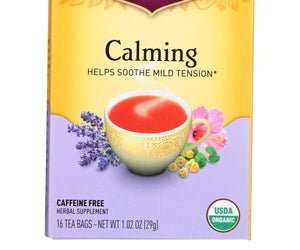 Yogi Organic Calming Herbal Tea - 16 Tea Bags - Case Of 6