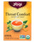 Yogi Organic Throat Comfort Herbal Tea Caffeine Free - 16 Tea Bags - Case Of 6