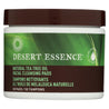 Desert Essence - Natural Tea Tree Oil Facial Cleansing Pads - Original - 50 Pads - RubertOrganics