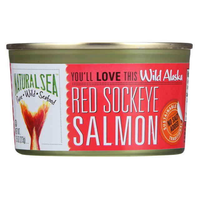 Natural Sea Wild Sockeye Salmon - Unsalted - 7.5 Oz. - RubertOrganics