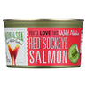 Natural Sea Wild Sockeye Salmon - Salted - 7.5 Oz. - RubertOrganics