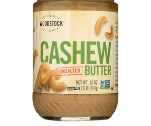 Woodstock Cashew Butter - Unsalted - 16 Oz.
