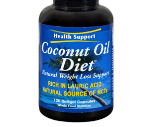 Health Support Coconut Oil Diet - 120 Softgels - RubertOrganics