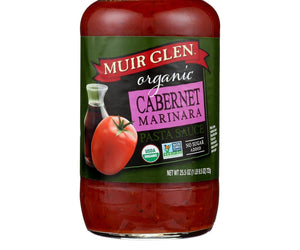Muir Glen Cabernet Marinara Pasta Sauce - Pasta - Case Of 12 - 25.5 Fl Oz. - RubertOrganics