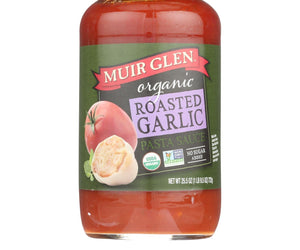 Muir Glen Garlic Roasted Garlic - Case Of 12 - 25.5 Fl Oz. - RubertOrganics