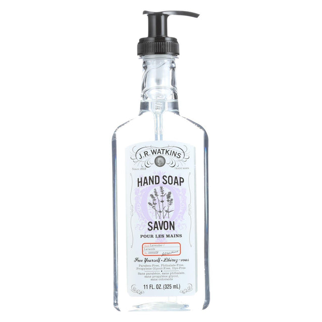 J.r. Watkins Liquid Hand Soap - Lavender - 11 Oz - RubertOrganics