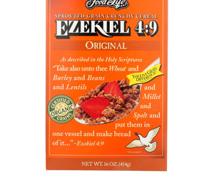 Food For Life Baking Co. Cereal - Organic - Ezekiel 4-9 - Sprouted Whole Grain - Original - 16 Oz - Case Of 6 - RubertOrganics