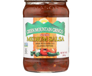 Green Mountain Gringo Salsa - Medium - Case Of 6 - 16 Oz. - RubertOrganics