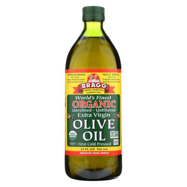 Bragg Olive Oil - Organic - Extra Virgin - 32 Oz - Case Of 12 - RubertOrganics