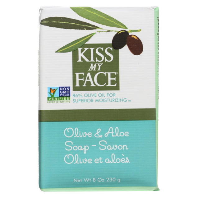 Kiss My Face Bar Soap Olive And Aloe - 8 Oz - RubertOrganics
