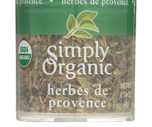 Simply Organic Herb De Provence - Organic - .14 Oz - Case Of 6