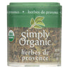 Simply Organic Herb De Provence - Organic - .14 Oz - Case Of 6