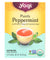 Yogi Organic Herbal Tea Caffeine Free Purely Peppermint - 16 Tea Bags - Case Of 6