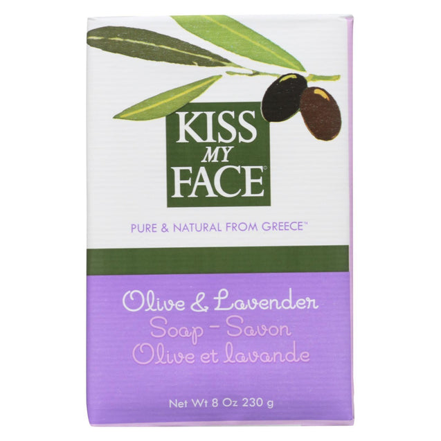 Kiss My Face Bar Soap Olive And Lavender - 8 Oz - RubertOrganics