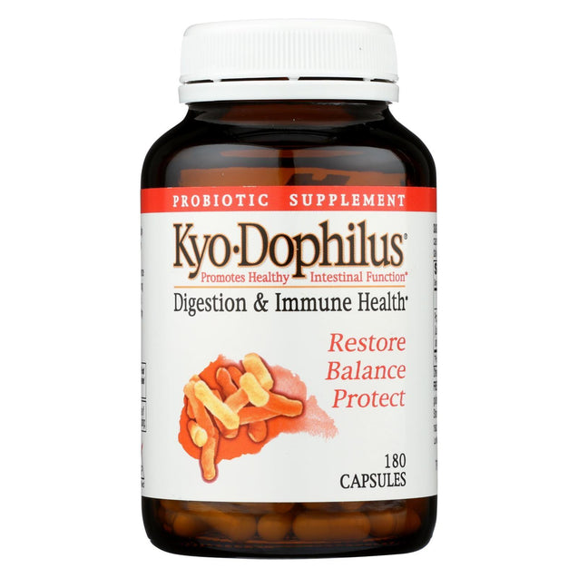 Kyolic Kyo-dophilus Digestion And Immune Health - 180 Capsules - RubertOrganics